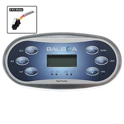 Balboa TP600 Touchpad and Overlay(Jets/AUX/FLIP)