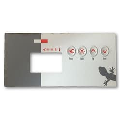 Gecko TSC-19 / K-19 4 Button(1pump no blower) Overlay