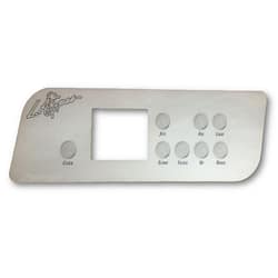 LA Spas K-72 Old Style 8 Button(1 pump + Air) Overlay