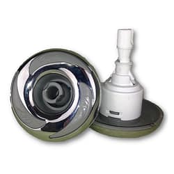 LA Spas Mini Storm Directional Stainless Steel Jet with Logo