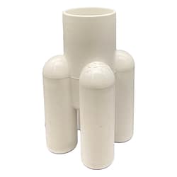 Water Barb 25 mm Spigot - 4 X 19 mm port