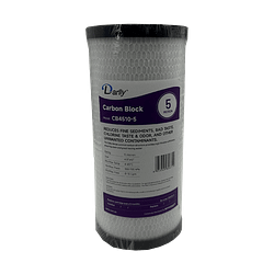 4.5"x10" Carbon Block Cartridge 5 Micron