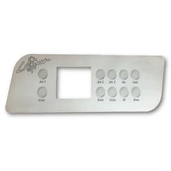 LA Spas K-72 Old Style 10 Button(3 Pump + Air) Overlay