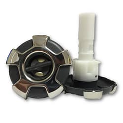 CMP 200 Series 2.25" Typhoon Jet Internal - Crown Face Rotational Stainless Steel/Graphite Gray/Silver
