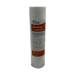 2.5"x10" Melt Blown(Polyspun) Sediment Cartridge 50 Micron