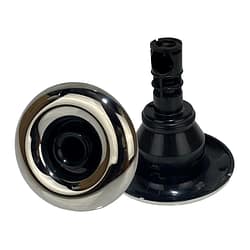 Rising Dragon 4" Directional Jet Stainless Steel and Black