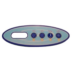 OVERLAY: Balboa(Bullfrog Spas) VL200 4 Button Overlay