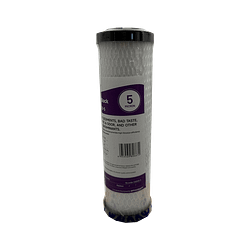 2.5"x10" Carbon Block Cartridge 5 Micron