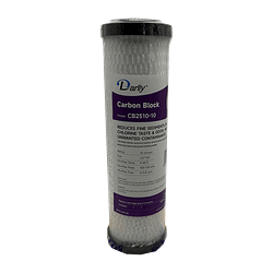 2.5"x10" Carbon Block Cartridge 10 Micron