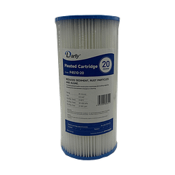 4.5"x10" Pleated Sediment Cartridge 20 Micron