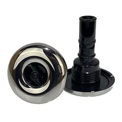 Rising Dragon 2" Spinning Jet Stainless Steel and Black