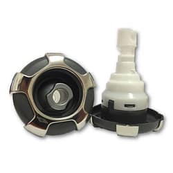 CMP 400 Series 3.6" Typhoon Jet Internal - Crown Face Directional Stainless Steel/Graphite Gray/Silver