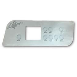 LA Spas K-72 Old Style 8 Button(2 Pump) Overlay