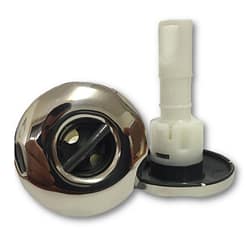 CMP 200 Series 2" Typhoon Jet Internal - 5 Scallop Rotational Stainless Steel/Graphite Gray