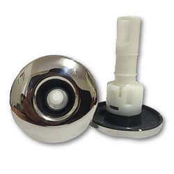 CMP 200 Series 2" Typhoon Jet Internal - 5 Scallop Directional Stainless Steel/Graphite Gray