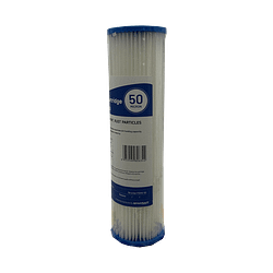 2.5"x10" Pleated Sediment Cartridge 50 Micron