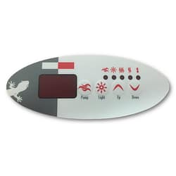 Gecko TSC-9 / K-9 4 Button(1 Pump) Overlay