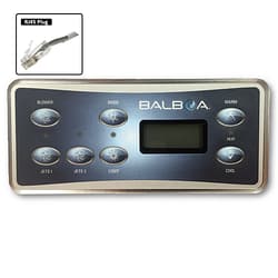 Balboa VL701S Touchpad and Overlay (B,M,J,J,L,W,C)