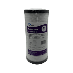 4.5"x10" Carbon Block Cartridge 10 Micron