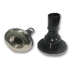 Rising Dragon 2.25" Directional Jet Stainless Steel and Black