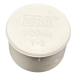 Conduit End plug 25mm Dimensions: 22mm x 22mm x 15mm Conduit End plug 20mm also available. Part No. EEP20