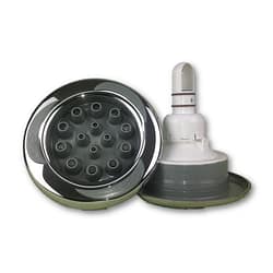 LA Spas Master Massage Stainless Steel Jet with Logo