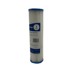 2.5"x10" Pleated Sediment Cartridge 1 Micron