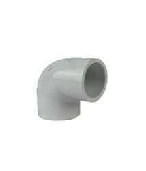 25mm 90deg White PVC Elbow