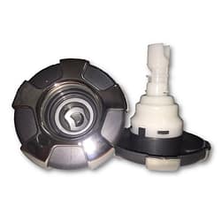 CMP 400 Series 4.25" Typhoon Jet Internal - Crown Face Rotational Stainless Steel/Graphite Gray/Silver