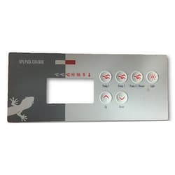Gecko TSC-35 / K-35 6 Button(2 Pump + Pump/Bower) Overlay