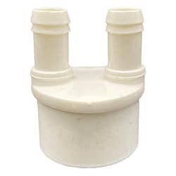 Water Manifold 50 mm Spigot - 2 X 19 mm port