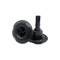 Rising Dragon 3“ Twin Pulse Jet Scalloped Black Screw Thread