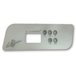 LA Spas TSC-44 5 Button(1 Pump + Air) Overlay