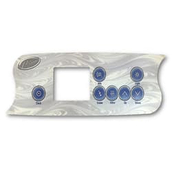 LA Spas K-72 7 Button(1 Pump) Overlay