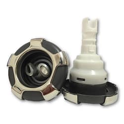 CMP 400 Series 3.6" Typhoon Jet Internal - Crown Face Double Rotational  Stainless Steel/Graphite Gray/Silver