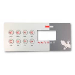 Gecko TSC-8 K-8 8 Button(2 Pump + Blower) Overlay