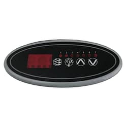 Hydro-Quip ECO-1/TSC-9 Touchpad and Overlay(P,L,U,D)