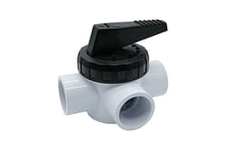 PoolQuip 40mm (1½ inch) 3-Way Valve