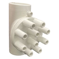 Manifold - Air - Decapod 10 Port/10mm 25mm x 25mm