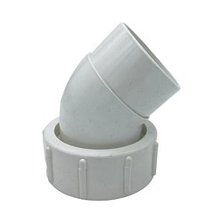 Street Elbow Union 50mm 45 Degree