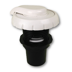 Waterway 1" Air Control White(Notched) - OBSOLETE